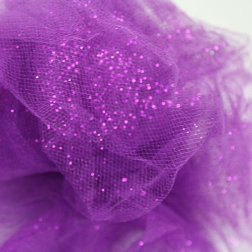 Glitter Tulle, Purple