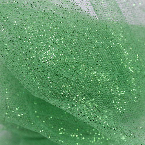 Glitter Tulle, Emerald