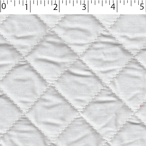 Quilted Broadcloth - 000 White to White