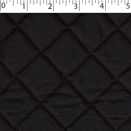 Quilted Broadcloth - 001 Black to Black