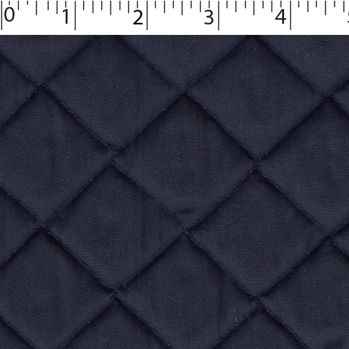 Quilted Broadcloth - 695 Dk Navy to Dk Navy