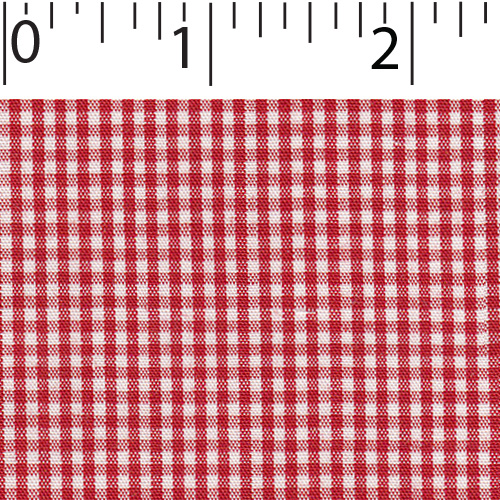1/16inch Checkerboard Gingham - 330 Red