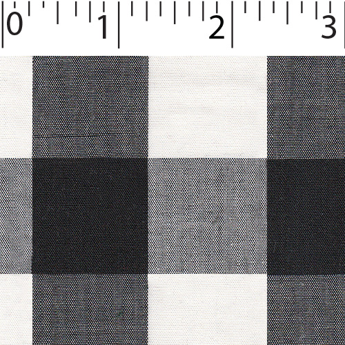 1 in Checkerboard Gingham - 001 Black