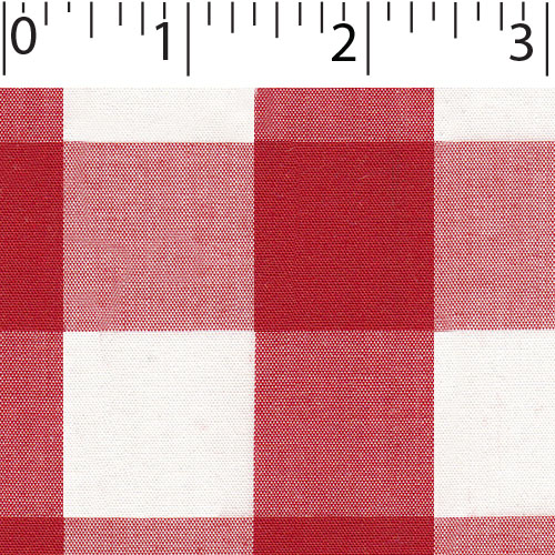 1 in Checkerboard Gingham - 330 Red