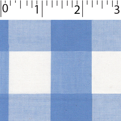 1 in Checkerboard Gingham - 631 Light Blue