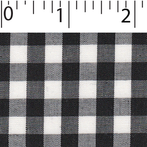 1/4inch  Checkerboard Gingham - 0001 Black