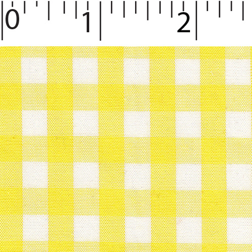 1/4inch Checkerboard Gingham - 137 Yellow