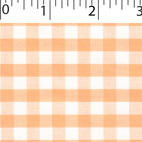 1/4inch Checkerboard Gingham - 225 Orange