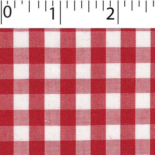 1/4inch Checkerboard Gingham - 330 Red