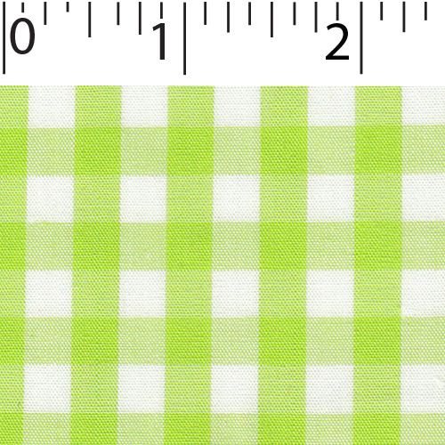 1/4inch Checkerboard Gingham - 732 Apple Green