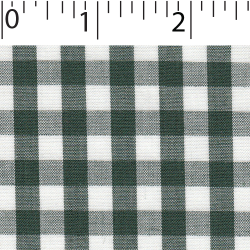 1/4inch Checkerboard Gingham - 785 Dk Green