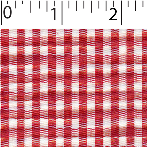 1/8inch Checkerboard Gingham - 330 Red