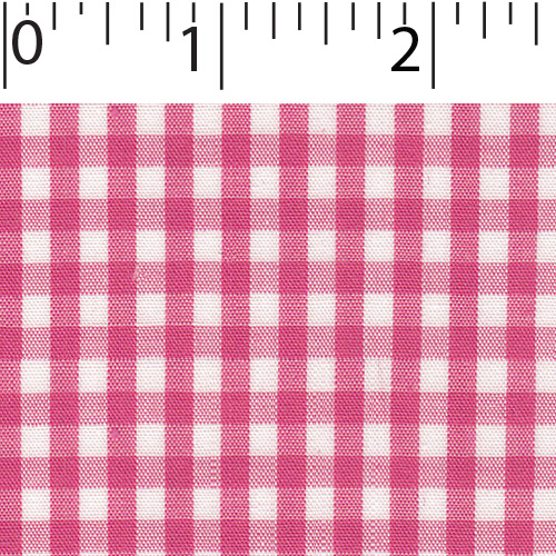 1/8inch Checkerboard Gingham - 462 Brt Pink