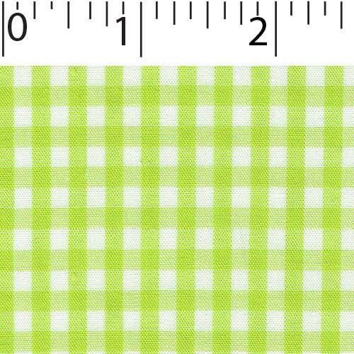 1/8inch Checkerboard Gingham - 732 Apple Green